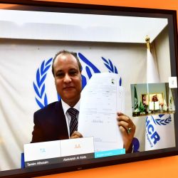 رئيس بلدية صامطة يتفقد استعدادت البلدية لإستقبال اليوم الوطني الـ 90