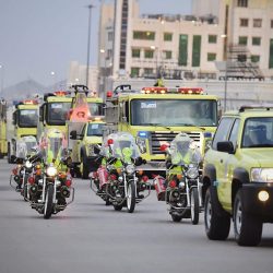 روبوتات تعمل بـ 6 مستويات لتعقيم جنبات المسجد الحرام ولتوزيع مياه زمزم