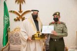 سمو محافظ حفر الباطن يودع العميد “المفضي” بمناسبة تعيينه مديراً لجوازات المنطقة الشرقية