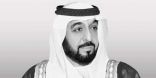 محمد بن زايد وشيوخ آل نهيان يؤدون صلاة الجنازة على الشيخ خليفة بن زايد