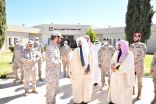 وزير الشؤون الإسلامية يزور مجموعة الدفاع الجوي الرابعة بالمنطقة الجنوبية