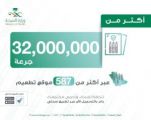 الصحة: جرعات لقاح كورونا المعطاة في المملكة تتجاوز 32 مليون جرعة