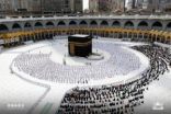 تطبيق التباعد الجسدي بكامل مصليات الحرم واستمرار المسارات الافتراضية للمعتمرين بالمطاف