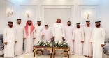  صاحب السمو الملكي الأمير عبدالعزيز بن فيصل بن عبدالمجيد آل سعود يزور مجلس بن غماض في أبوظبي