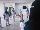 تفعيل اليوم العالمي لمكافحة العدوى لكادر تأهيل الأحساء للإناث