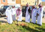 المركز الوطني للغطاء النباتي بالحدود الشمالية يطلق حملة تشجير تحت شعار “لنجعلها خضراء”
