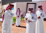  أمين الجوف يقف ميدانيا على أعمال معالجة التشوه البصري ببلديتي صوير وزلوم