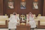 معالي رئيس جامعة حائل يستقبل رئيس مجلس إدارة شركة ماجد الفطيم لبحث أوجه التعاون والاستثمار