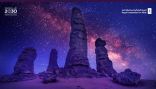 الهيئة الملكية تلون آثار ومعالم العلا بالبنفسج