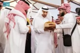 محافظ البكيرية يزور فعالية موسم التمور ويكرّم المشاركين والرعاة والعاملين