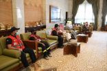 سمو أمير الرياض يطلع على تقرير فرع هيئة الهلال الأحمر بالمنطقة عن مواجهة جائحة كورونا والتقرير السنوي
