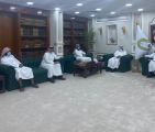 مدير عام فرع وزارة الشؤون الإسلامية بالحدود الشمالية يجتمع بمديري الإدارات .