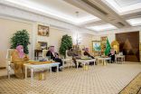 سمو أمير القصيم يستقبل اللجان المشاركة والمنظمة في مزاد الإبل بمركز مدرج