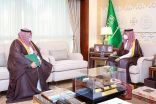 سمو نائب أمير الشرقية يلتقي مدير مكافحة المخدرات بالمنطقة