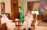 سمو الأمير مشعل بن ماجد يستقبل مدير عام فرع وزارة التجارة بمنطقة مكة المكرمة