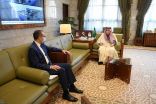سمو أمير منطقة الرياض يستقبل سفير جمهورية تونس لدى المملكة