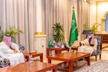سمو أمير الجوف يستقبل مدير التعليم بالمنطقة