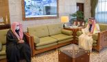 سمو أمير الرياض يستقبل رئيس المحكمة الجزائية بالمنطقة