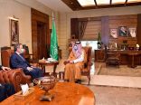سمو الأمير مشعل بن ماجد يستقبل سفير اليونان لدى المملكة