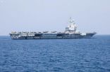 القوات البحرية السعودية ونظيرتها الفرنسية تنفذان التمرين البحري الثنائي المختلط (القرش الأبيض -21)