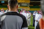 سمو أمير الجوف يزور نادي العروبة ويهنئهم بصعودهم لدوري الأمير محمد بن سلمان للدرجة الأولى