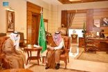 سمو محافظ جدة يلتقي المشرف العام على فرع الهيئة العامة للولاية على أموال القاصرين ومن في حكمهم بمنطقة مكة المكرمة