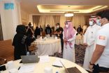 ” رئيس هيئة تقويم التعليم ” يزور معسكر المنتخب السعودي للعلوم والهندسة “آيسف”