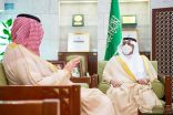 سمو الأمير محمد بن عبدالرحمن يستقبل سمو أمين منطقة الرياض