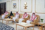 سمو الأمير فيصل بن خالد بن سلطان يستقبل أمين وأعضاء مجلس شباب منطقة الحدود الشمالية