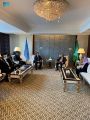 السفير المعلمي يلتقي وفد رئاسة أمن الدولة المشارك في مؤتمر الأمم المتحدة الثاني لرؤساء أجهزة مكافحة الإرهاب