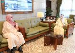 سمو أمير الرياض يستقبل مدير فرع وزارة الشؤون الإسلامية ‏بالمنطقة