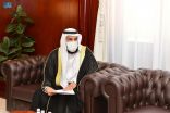سمو أمير منطقة حائل يستقبل مدير فرع الهيئة العامة لعقارات الدولة بالمنطقة المعيّن حديثاً