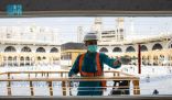 تكثيف عمليات التعقيم بالمسجد الحرام مع بدء استقبال المعتمرين