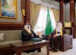 سمو أمير المدينة المنورة يستقبل مدير فرع الديوان العام للمحاسبة بالمنطقة
