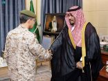 سمو الأمير تركي بن هذلول يستقبل قائد قوة نجران