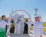 سمو أمير منطقة الحدود الشمالية بالنيابة يتسلّم شعلة دورة الألعاب السعودية 2022