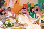 اليوم الوطني / سمو أمير منطقة الجوف يشارك منسوبي الإمارة الاحتفال باليوم الوطني 92