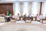 سمو أمير حائل يستقبل رئيس اللجنة الوطنية العقارية باتحاد الغرف السعودية