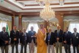 سمو أمير منطقة المدينة المنورة يلتقي برئيس جمعية أصدقاء رواد الكشافة نائب رئيس رابطة رواد الكشافة السعودية