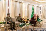 سمو أمير الجوف يستقبل مدير الجوازات بالمنطقة المكلف حديثًا