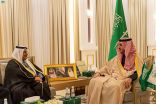 سمو أمير الجوف يستقبل مدير صندوق التنمية الزراعية بالمنطقة المكلف حديثاً.