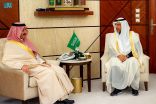سمو أمير المنطقة الشرقية يستقبل رئيس مجلس إدارة جمعية “تعافي”