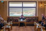 سمو أمير القصيم يزور محمية المسند شرق مدينة بريدة