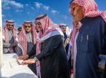 سمو الأمير فيصل بن مشعل يدشن المرحلة الأولى من مشروع تشجير منتزه القصيم الوطني