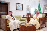 سمو نائب أمير منطقة الرياض يستقبل مدير فرع وزارة البيئة والمياه والزراعة بالمنطقة
