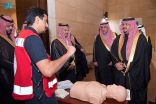 سمو نائب أمير منطقة الرياض يدشّن مبادرة جهاز الإنعاش القلبي