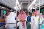 سمو الأمير فيصل بن سلمان يدشن الحافلة الكهربائية بالمدينة المنورة