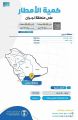 مركز بئر عسكر يسجل أعلى كمية هطول أمطار بمنطقة نجران