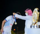 سمو وزير الرياضة يُتوِّج فريق الحزم ببطولة دوري الأمير محمد بن سلمان للدرجة الأولى