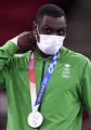 تتويج لاعب المنتخب السعودي للكاراتيه طارق حامدي بالميدالية الفضية في منافسات وزن 75كجم كومتيه بدورة الألعاب الأولمبية.